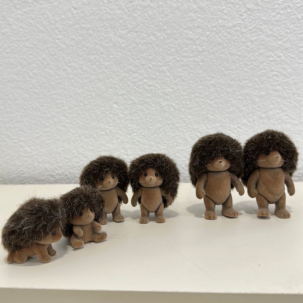 Calico Critter Hedgehog Family